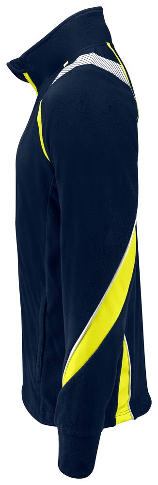 Projob 2328 FLEECEJAKKE - Navy/Yellow [5810] / XS
