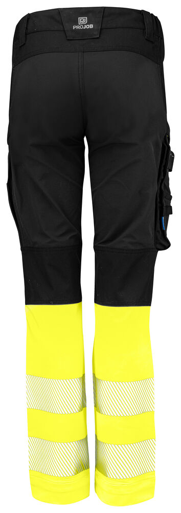 Projob 6538 BUKS, DAME, EN ISO 20471 KLASSE 1 - Yellow/Black [11] / C34