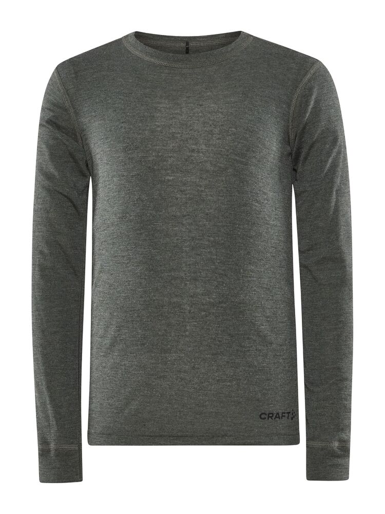 Craft Wool Merino Set Jr - Juniper-Melange (retail) [680200] / 110/116