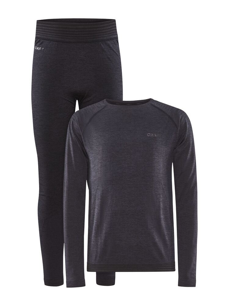 Craft CORE Dry Active Comfort SET JR - Black AW25 [999000] / 122/128