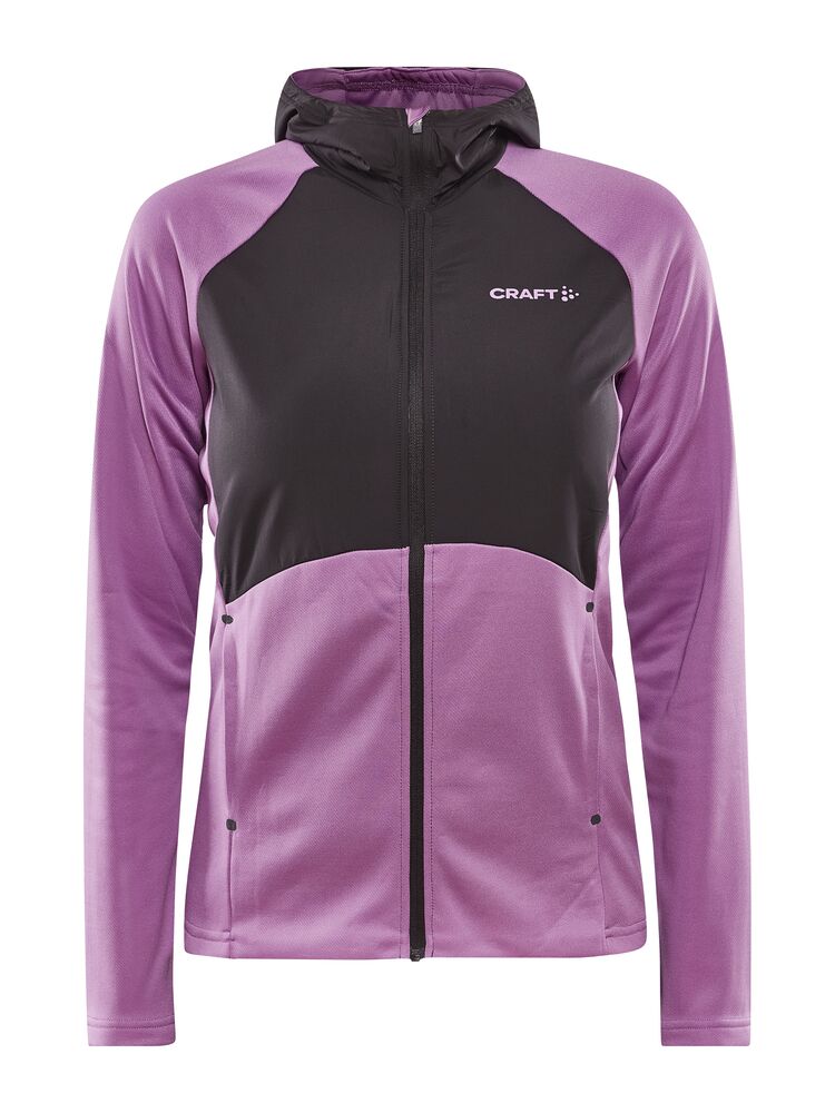ADV Essence Jersey Hood Jacket W från Craft i Lupine-slate