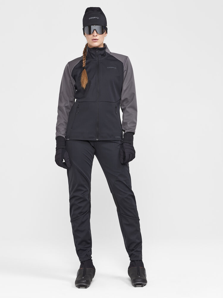 Craft Core Nordic Training FZ Pants W - Black AW25 [999000] / XS