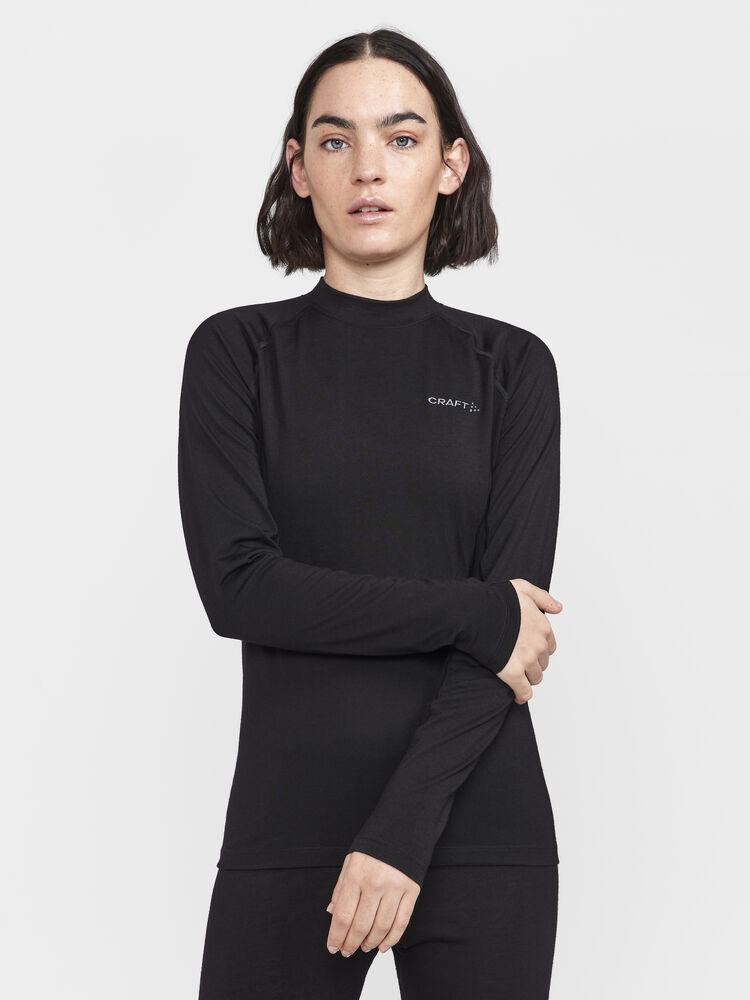 Craft PRO Wool Merino CN LS W - Black AW25 [999000] / XS