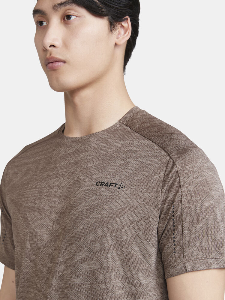 Craft ADV Tone SS Structure Tee M - Dk Clay (retail) [244000] / XS