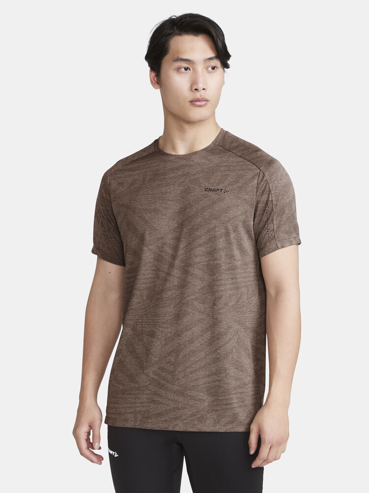 Craft ADV Tone SS Structure Tee M - Dk Clay (retail) [244000] / XS