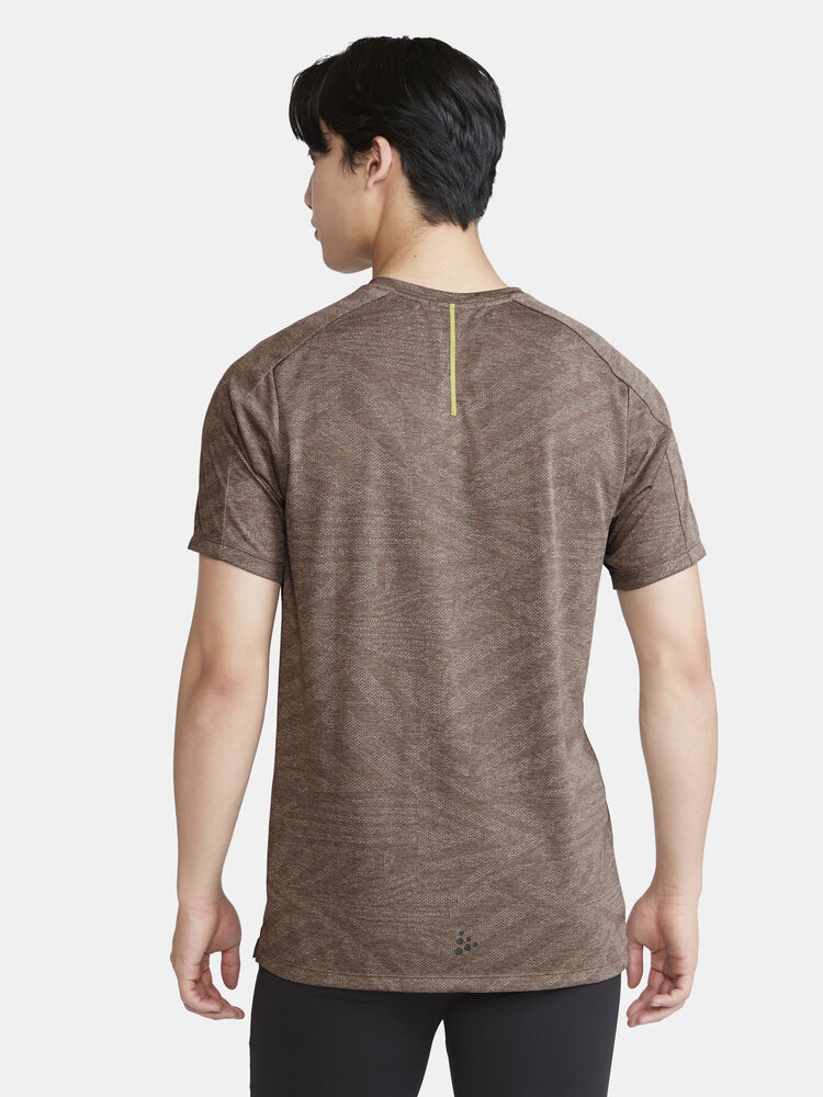 Craft ADV Tone SS Structure Tee M - Dk Clay (retail) [244000] / XS