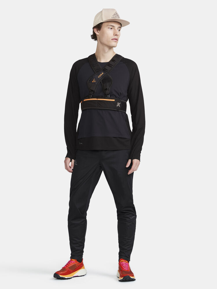 Craft ADV Trail Wool Wind LS Tee M - Black Melange [999200] / XS
