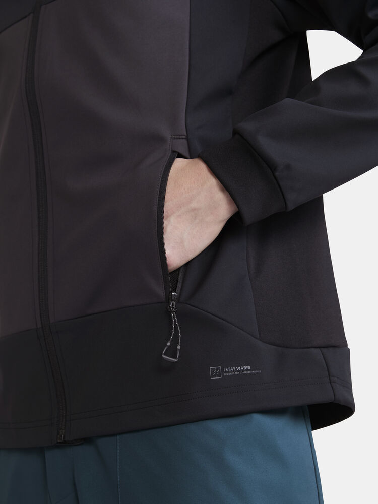 Craft Core Backcountry Hood Jacket M - Black-Slate [999992] / XS