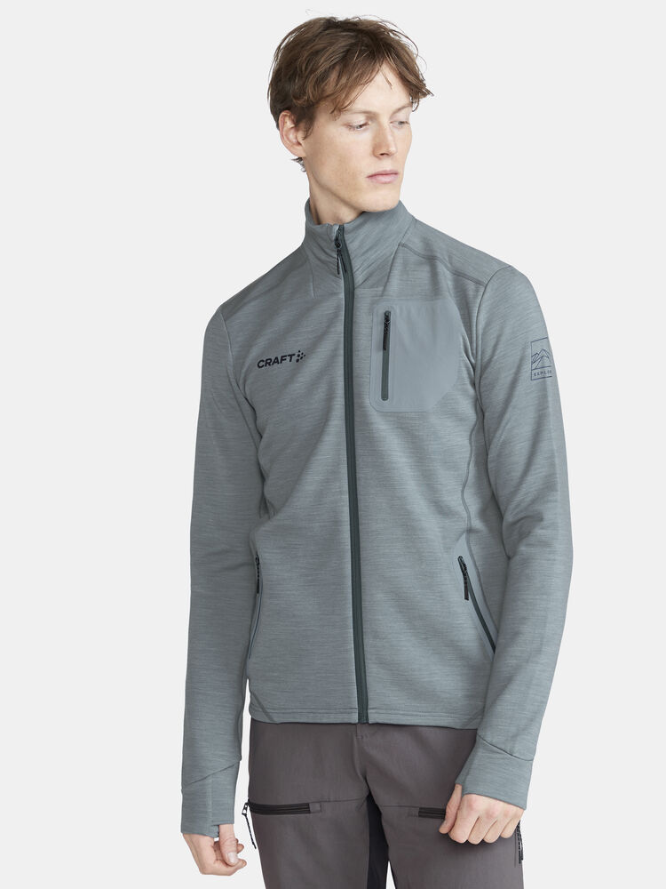 Craft PRO Explore Wool Midlayer M - Flow-Melange (retail) [362200] / S