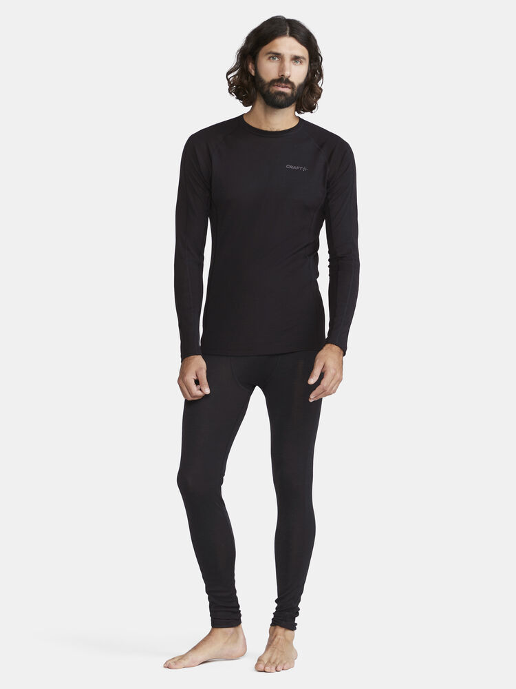 Craft ADV Wool Merino RN LS M - Black AW25 [999000] / XS