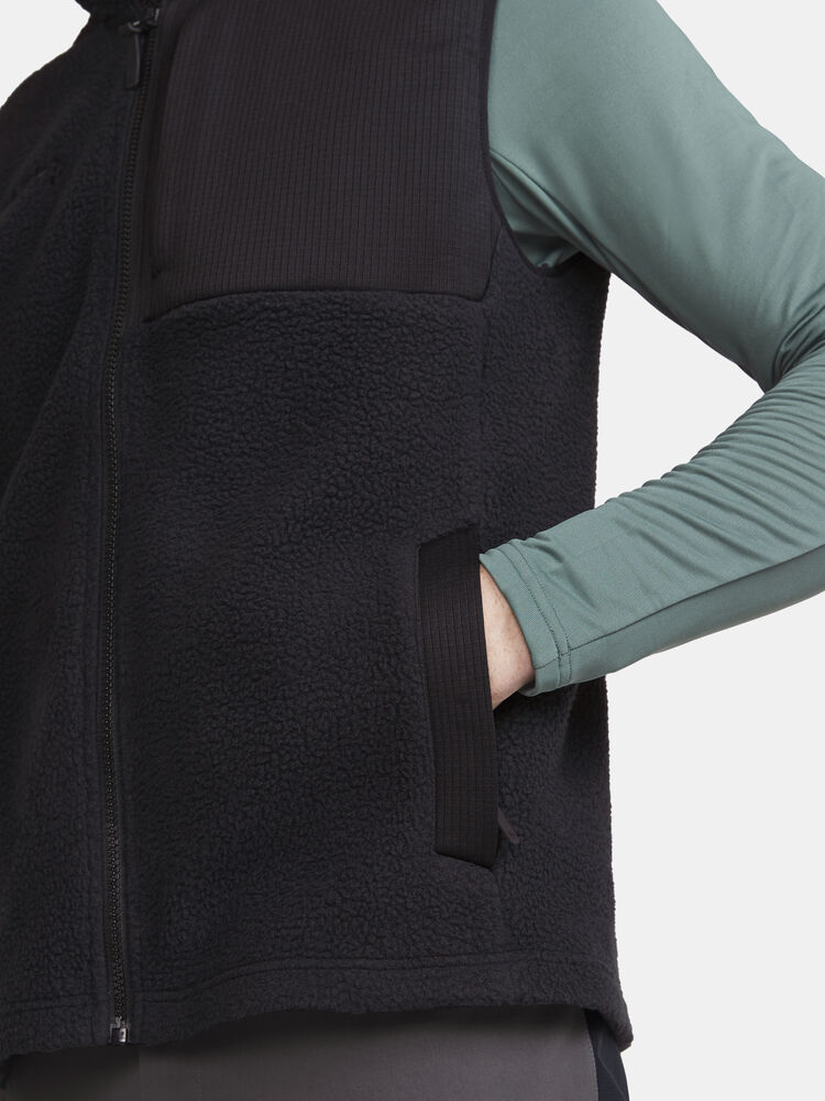 Craft ADV Explore Pile Fleece Vest M - Black AW25 [999000] / S