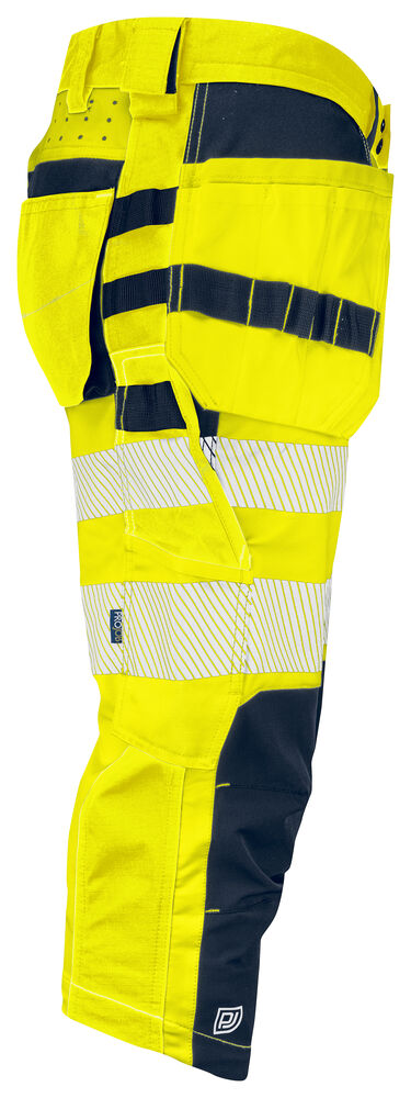 Projob 6577 KNICKERS FULD STRETCH EN ISO 20471 KLASSE 2/1 - Yellow/Navy [10] / C44