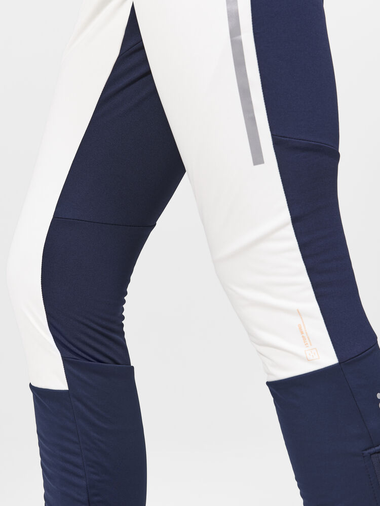 Craft Core Nordic Training Wind Tights W - Tofu-Blaze [905396] / XS