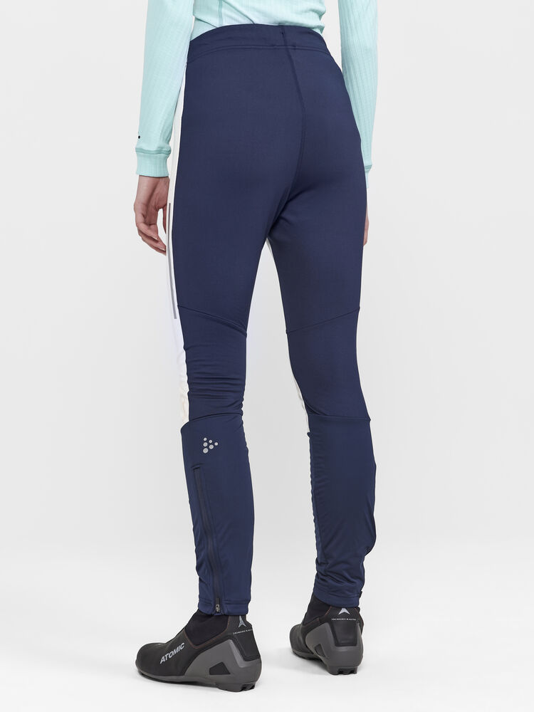 Craft Core Nordic Training Wind Tights W - Tofu-Blaze [905396] / XS