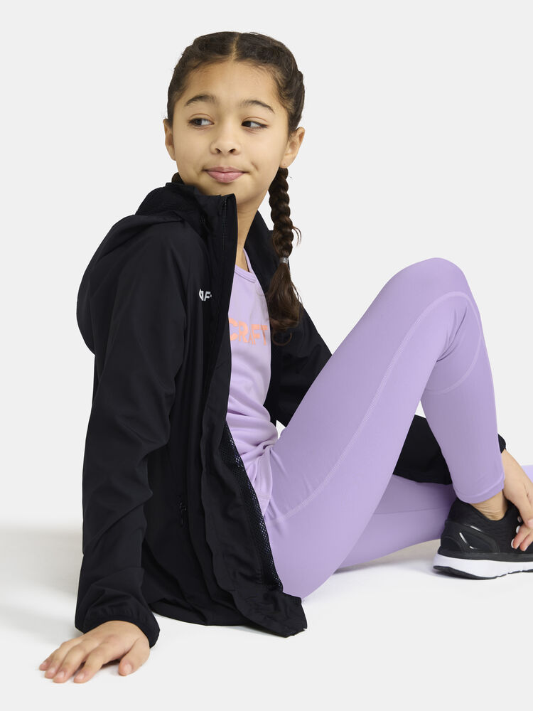 Craft Squad Go Jacket Jr - Black AW25 [999000] / 122/128