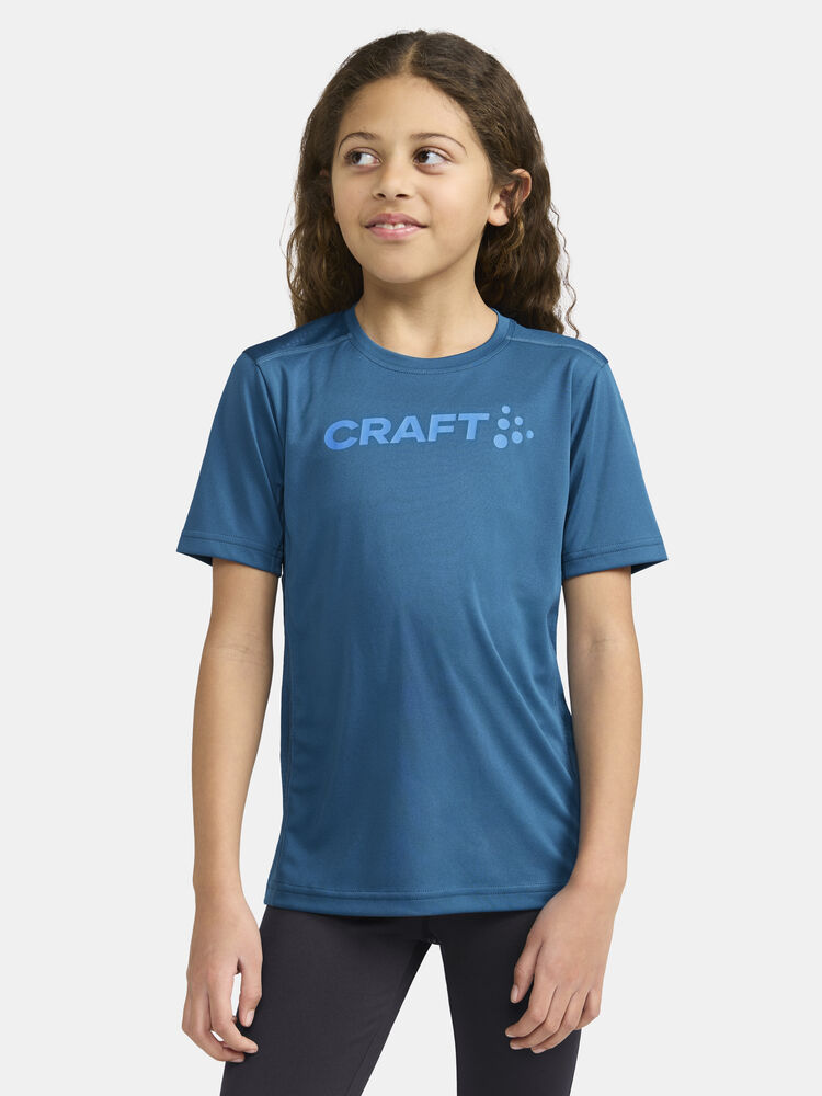 Craft Rush SS Tee Jr - Whale [337100] / 122/128