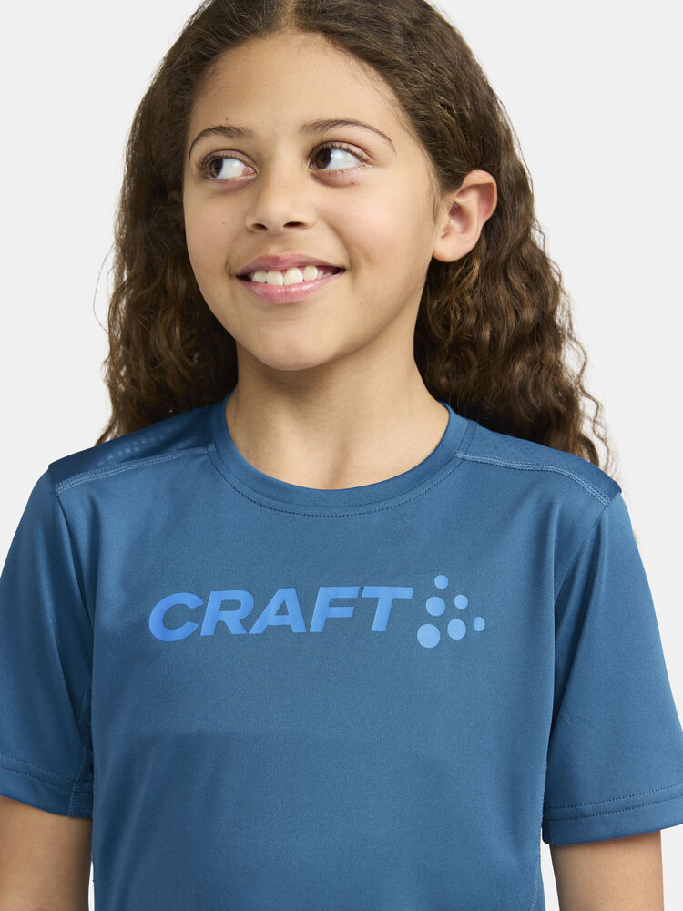 Craft Rush SS Tee Jr - Whale [337100] / 122/128