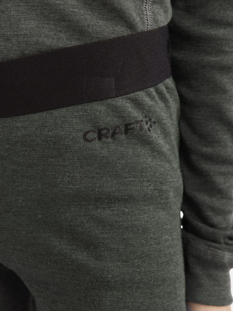 Craft Wool Merino Set Jr - Juniper-Melange (retail) [680200] / 110/116