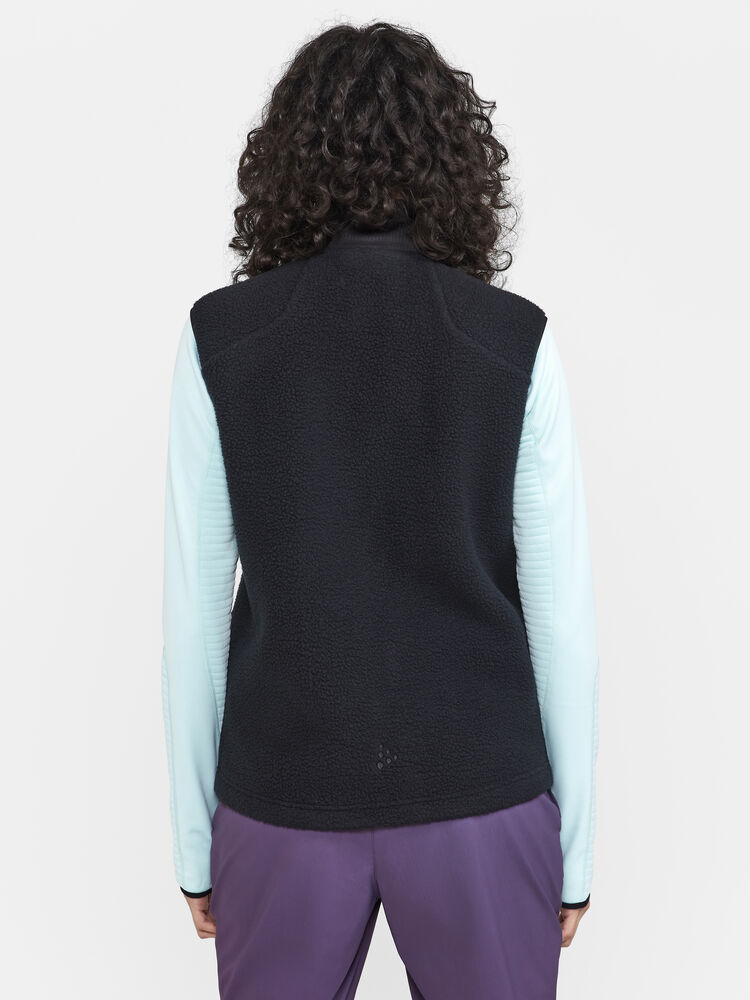 Craft ADV Explore Pile Fleece Vest W - Black AW25 [999000] / XS
