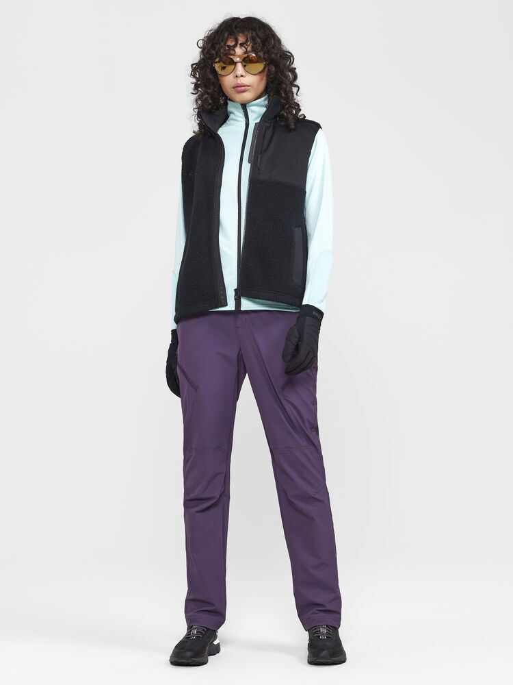 Craft ADV Explore Pile Fleece Vest W - Black AW25 [999000] / XS