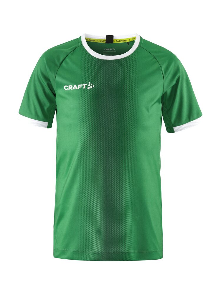 Progress 2.0 Graphic Jersey Jr från Craft i Team green-white