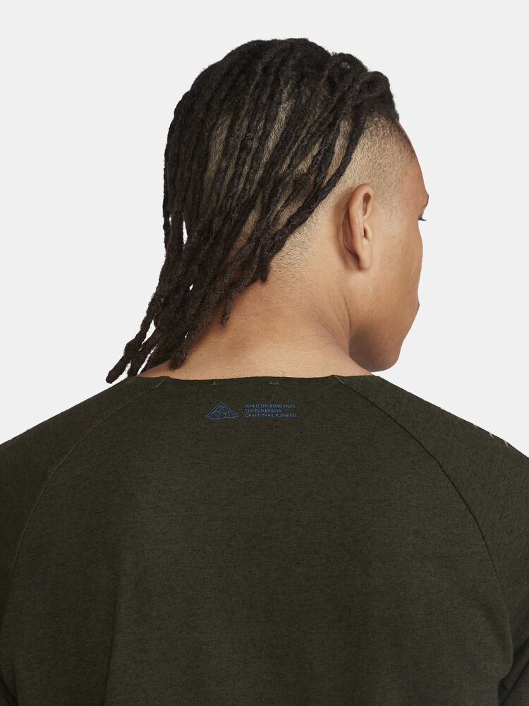 Craft ADV Trail Wool Wind LS Tee M - Juniper-Melange (retail) [680200] / XS