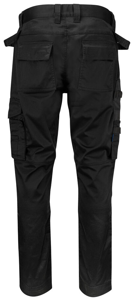 Projob 5574 BUKS MED STRETCHPANEL - Black/Yellow [99] / D84
