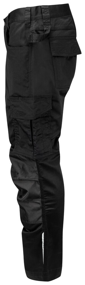 Projob 5574 BUKS MED STRETCHPANEL - Black/Yellow [99] / D84