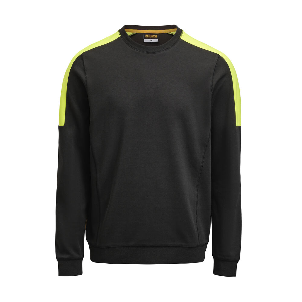 5402 Sweatshirt från Jobman i Svart/Gul