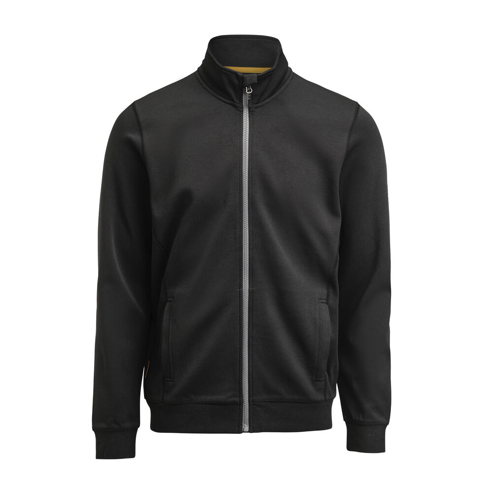 5403 Sweatshirt Hel-Zip från Jobman i Svart