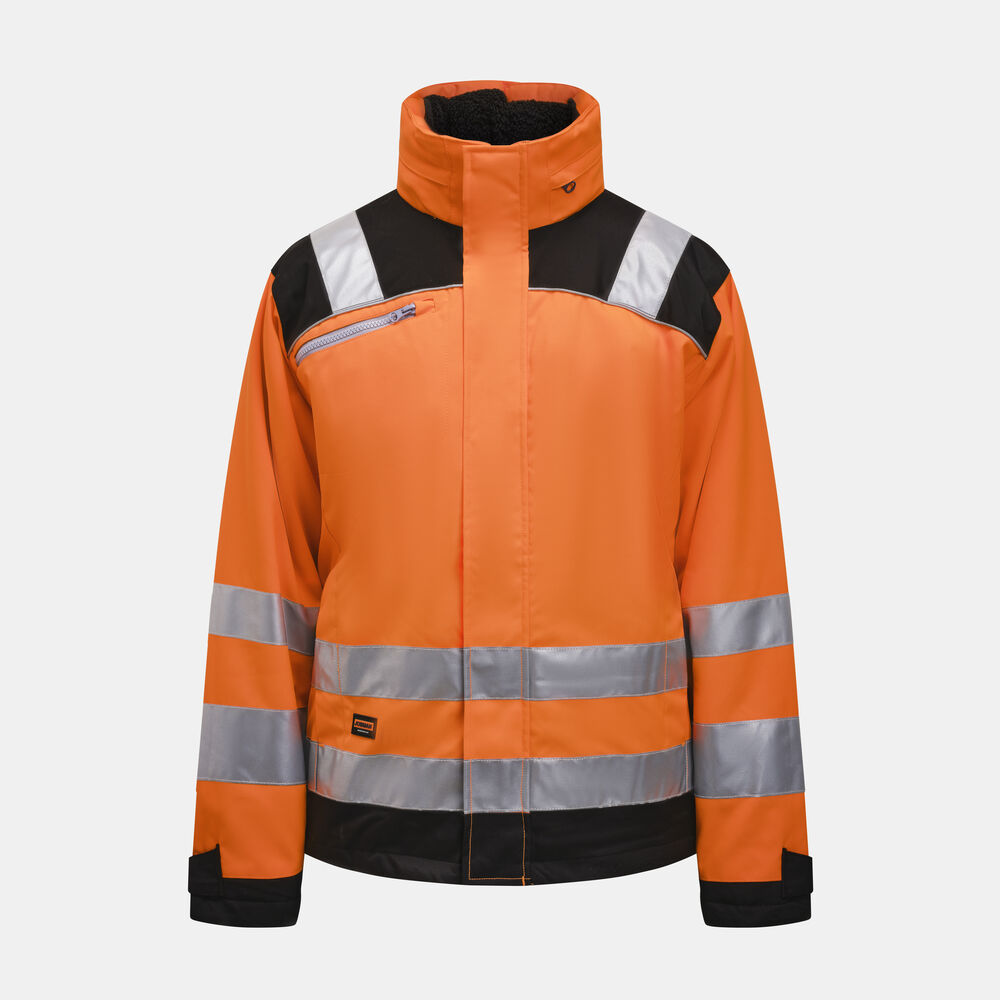 1347 Vinterjacka Star Varsel från Jobman i Orange/Svart