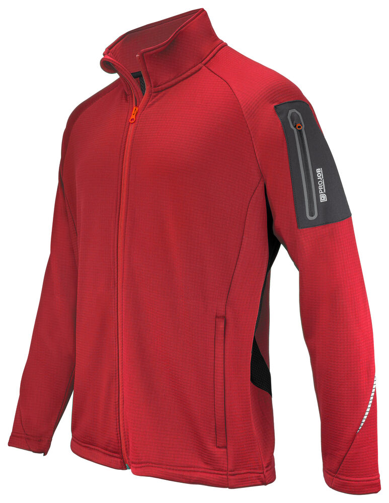 Projob 3319 FLEECEJAKKE - Red [35] / XS