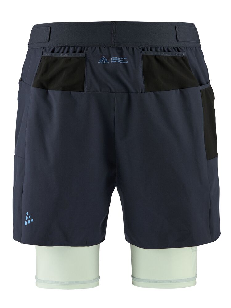 Craft PRO Trail 2in1 Shorts M - Blaze-Plexi [396602] / XS