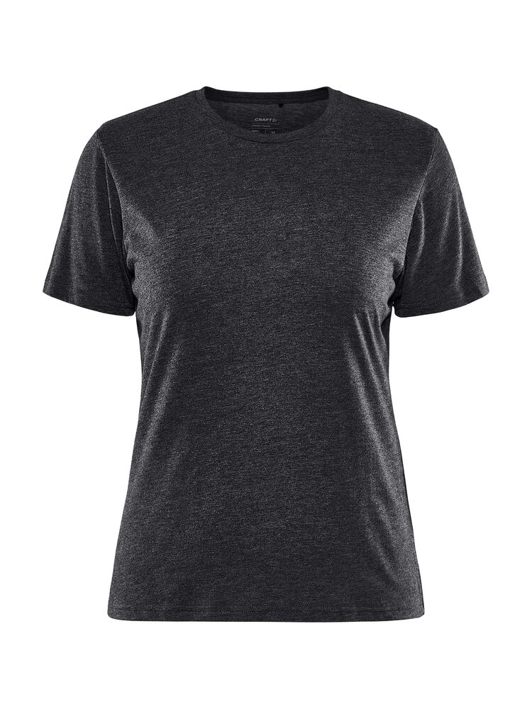 Merch Tri-Blend Tee W från Craft i Black melange