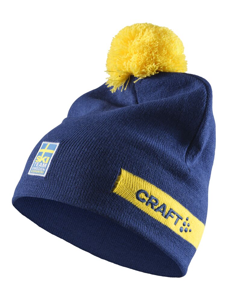 Ski Team Knitted Hat från Craft i Marinblå