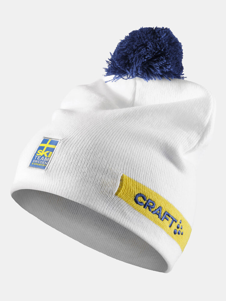 Ski Team Knitted Hat från Craft i Vit