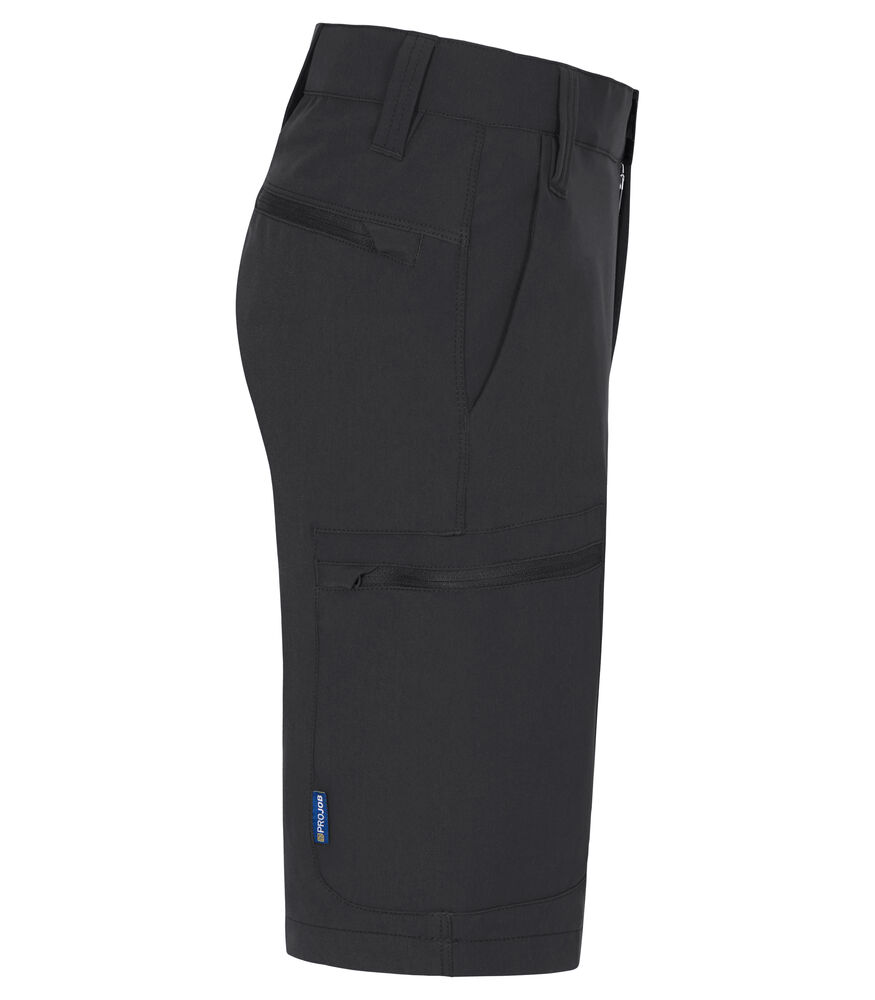 Projob 2561 SHORTS, FULL STRETCH, DAME - Black/Yellow [99] / C30