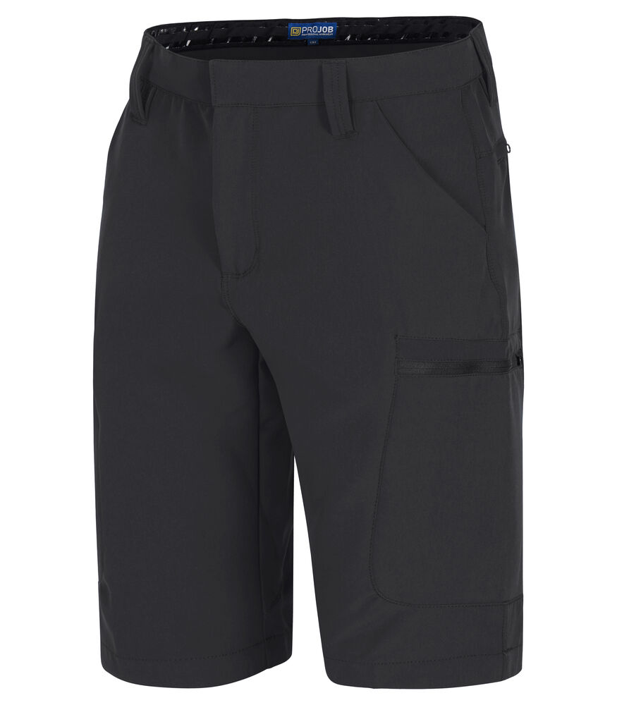 Projob 2560 SHORTS , FULL STRETCH - Black/Yellow [99] / C44