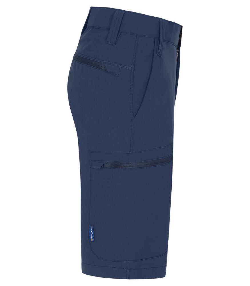 Projob 2561 SHORTS, FULL STRETCH, DAME - Navy Check [58] / C34