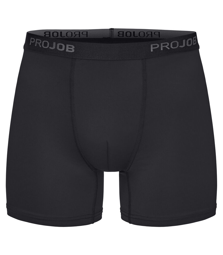 Projob 3530 BOKSERSHORTS, FUNKTIONELLE, 2-PAK - Black/Yellow [99] / XS
