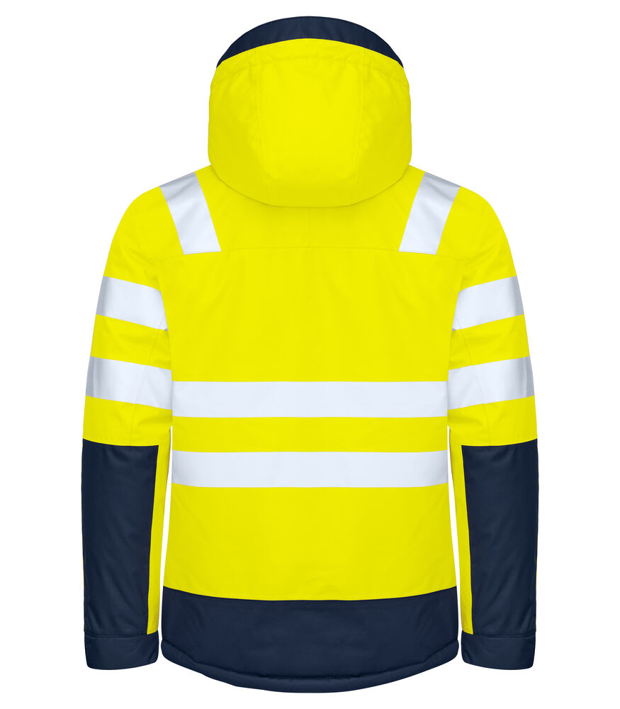 Projob 6425 PILÉ-FORET FUNKTIONSJAKKE EN ISO 20471 CLASS 3 - Yellow/Navy [10] / XS