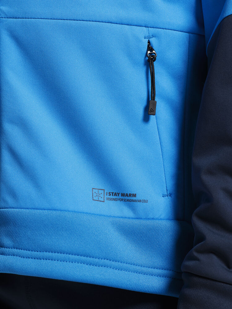 Craft Core Warm XC Jacket Jr - Blaze-Ray [396355] / 134/140