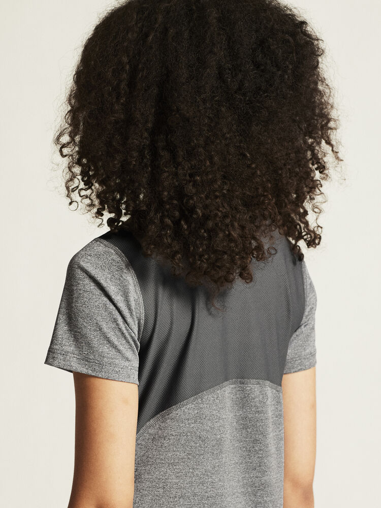 Craft ADV Essence SS Tee W - BLACK MELANGE [998000] / XS