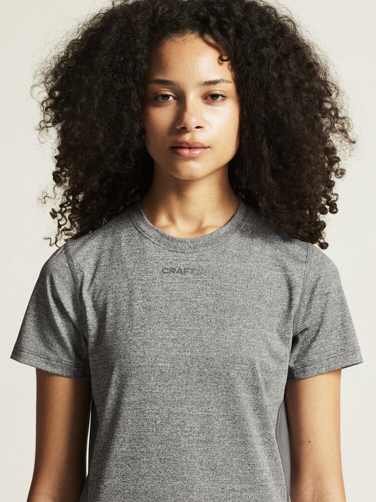 Craft ADV Essence SS Tee W - BLACK MELANGE [998000] / XS