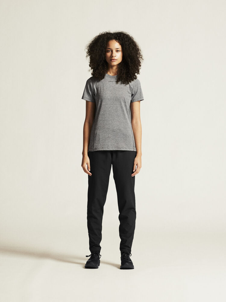 Craft ADV Essence SS Tee W - BLACK MELANGE [998000] / XS