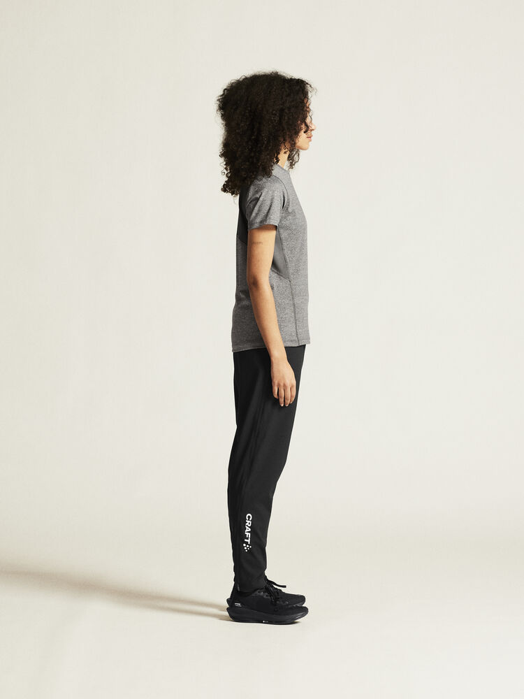 Craft ADV Essence SS Tee W - BLACK MELANGE [998000] / XS