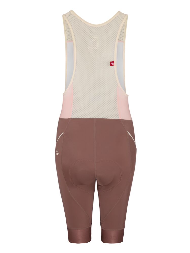 Craft ADV Endur Bib Shorts W - Rose Brown/Tofu [473905] / XS