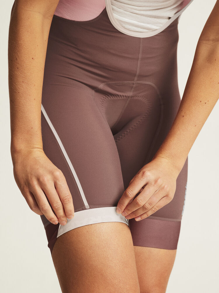 Craft ADV Endur Bib Shorts W - Rose Brown/Tofu [473905] / XS