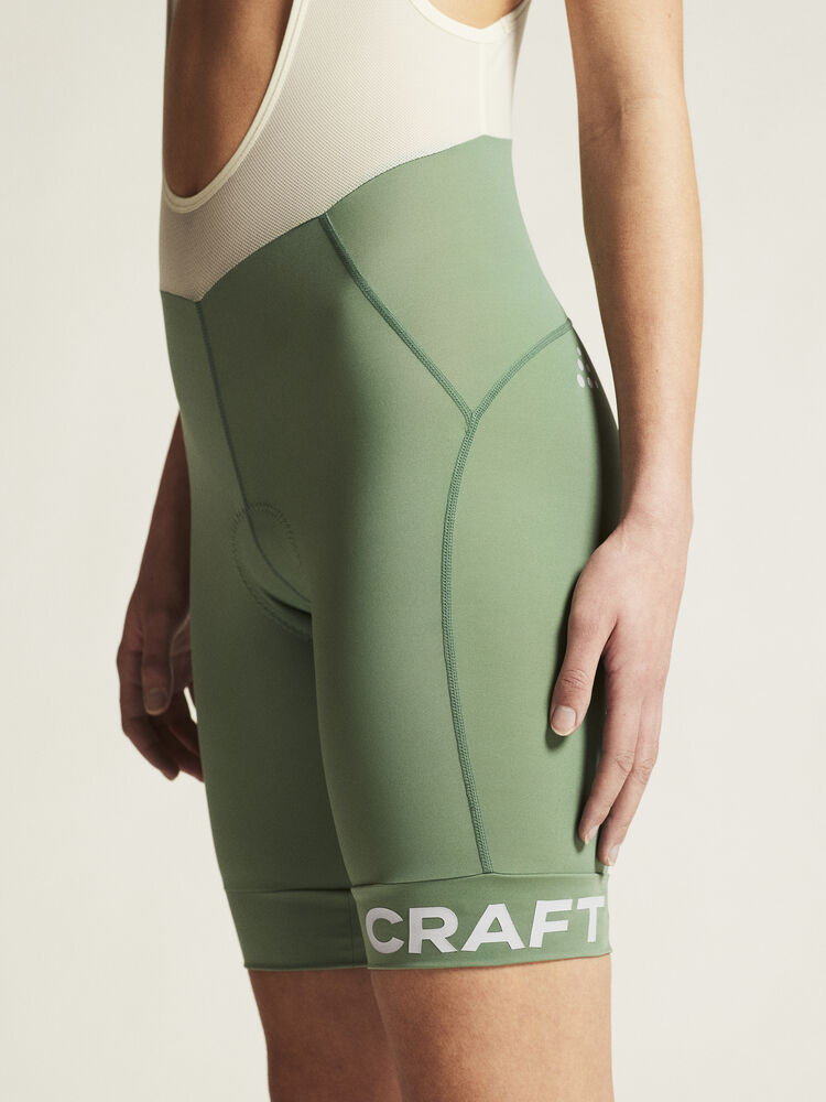Craft CORE Endur Bib Shorts W - Thyme/Tofu [626905] / XS