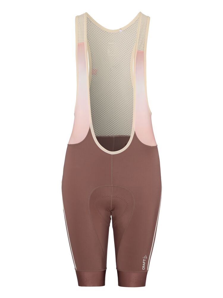 Craft ADV Endur Bib Shorts W - Rose Brown/Tofu [473905] / XS